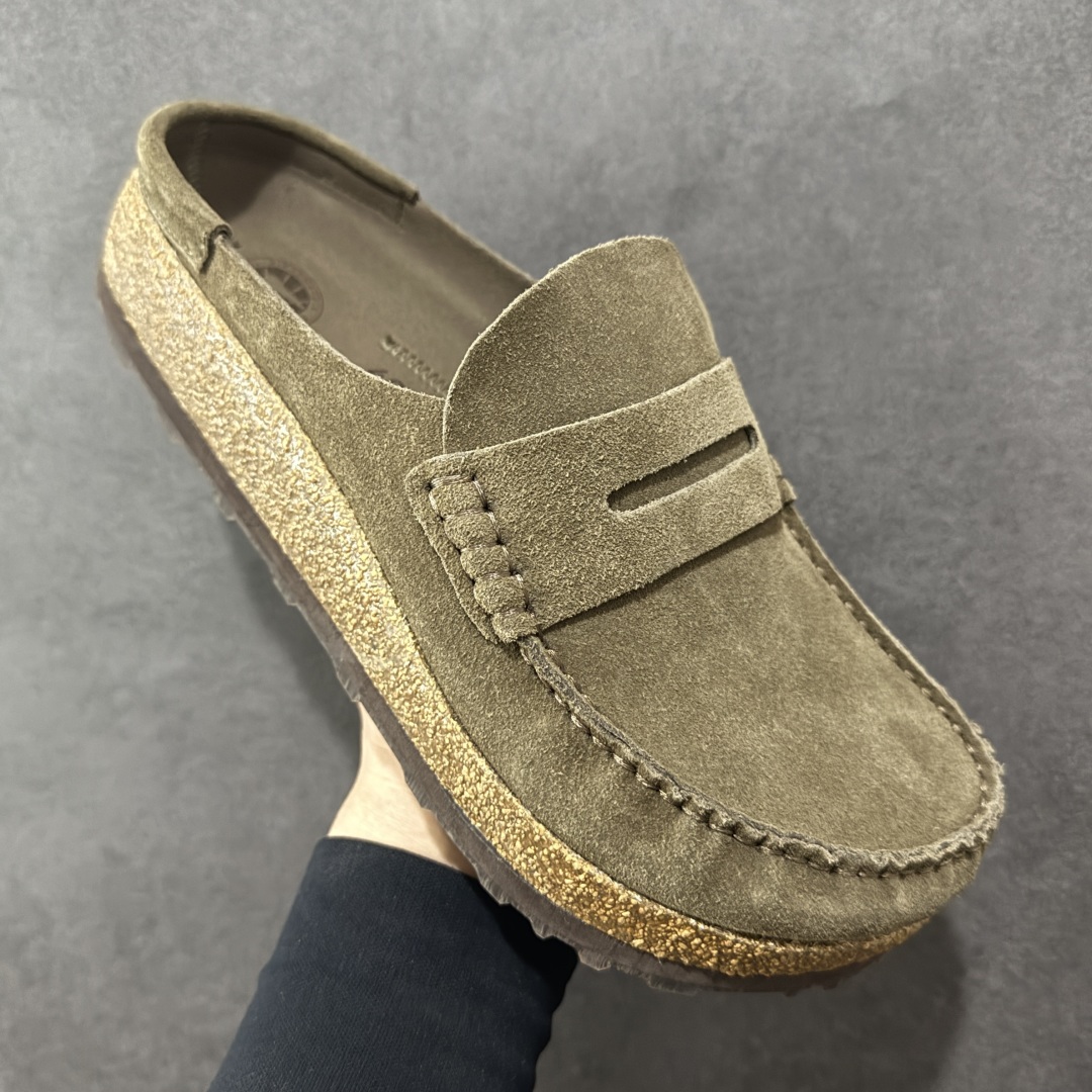 图片[3]-【莞顶纯原】勃肯 Birkenstock 优雅老钱风 乐福拖 广东原产#德国百年知名鞋履品牌·勃肯Birkenstock 勃肯#采用质地柔软绒面材质#中底搭载缓震软木橡胶 其特有的鞋床设计，贴合脚面穿着舒适 Birkenstock Milano中性软木鞋底经典款式，非常好搭，鞋底结实耐磨，适合夏天。 尺码：35-45-选品中心