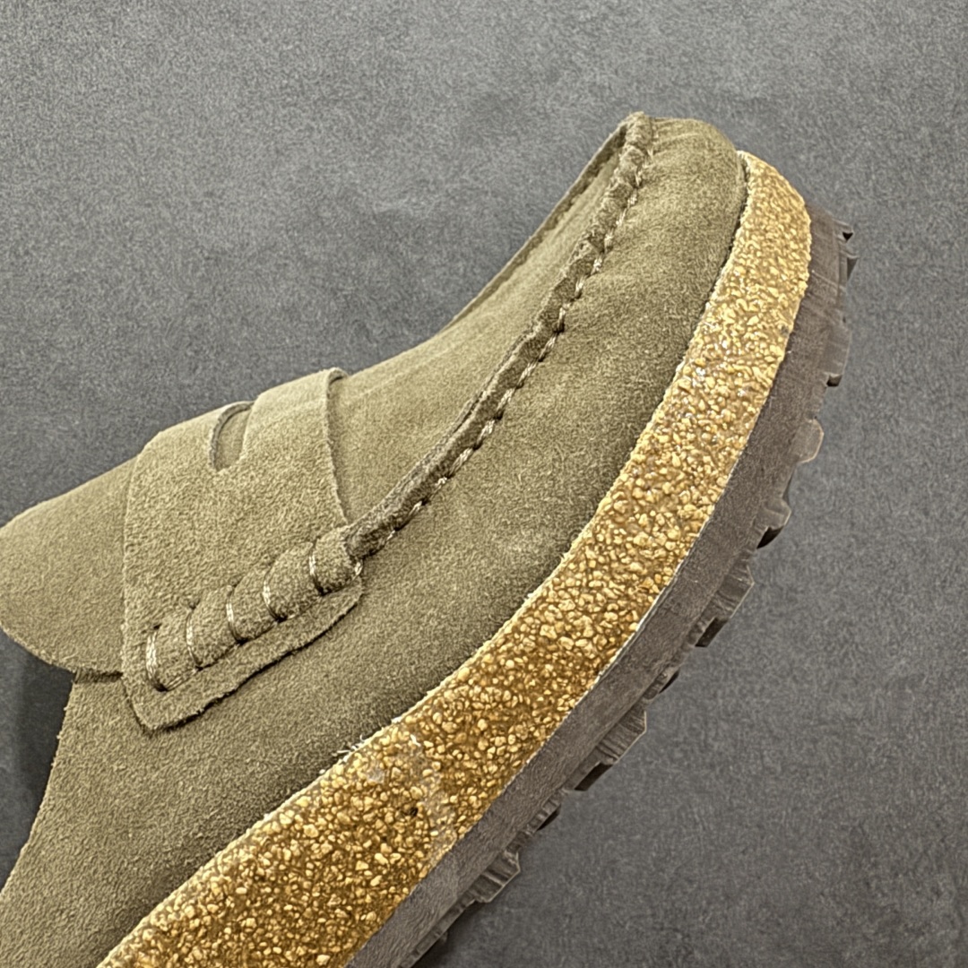 图片[5]-【莞顶纯原】勃肯 Birkenstock 优雅老钱风 乐福拖 广东原产#德国百年知名鞋履品牌·勃肯Birkenstock 勃肯#采用质地柔软绒面材质#中底搭载缓震软木橡胶 其特有的鞋床设计，贴合脚面穿着舒适 Birkenstock Milano中性软木鞋底经典款式，非常好搭，鞋底结实耐磨，适合夏天。 尺码：35-45-选品中心