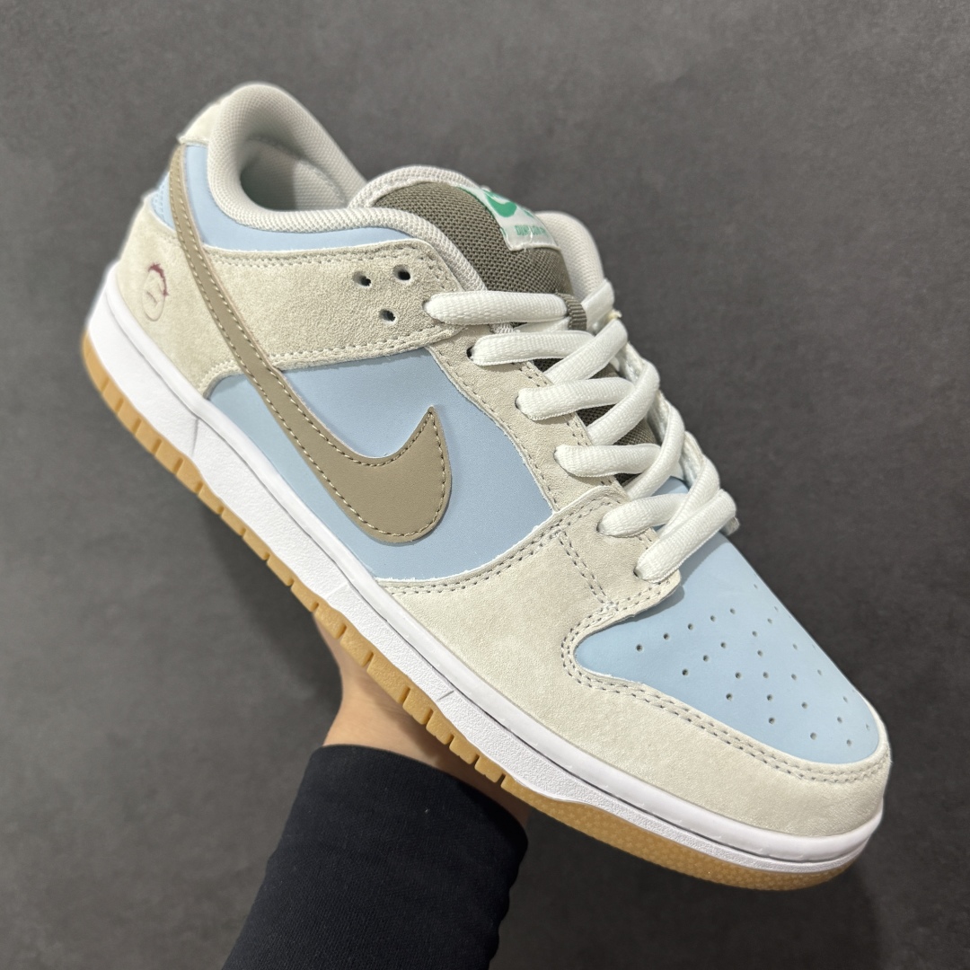图片[3]-【纯原版】Nike Dunk SB Low 冰啡男孩 米蓝棕 低帮休闲运动板鞋 此款以简约大方的造型设计，给人以随性休闲的时尚格调，穿着舒适轻便，运动灵活自如，满足日常个性穿搭。 货号：HF3704-001 尺码：36 36.5 37.5 38 38.5 39 40 40.5 41 42 42.5 43 44 44.5 45 46-选品中心