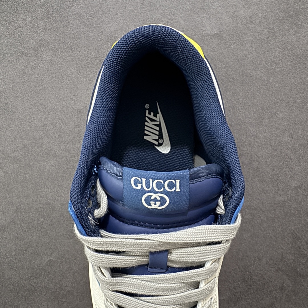 图片[7]-【定制版】Nike SB Dunk Low x GUCCI 白蓝小勾 纯原大厂出品 极力推荐 原装头层材料 独家版型蒸餾加工 帶來的是更好的视觉和脚感体验 大厂纯原品质出货 清洁度 电绣工艺 皮料切割干净无任何毛边 细节完美 货号：XD1588 215 尺码：36 36.5 37.5 38 38.5 39 40 40.5 41 42 42.5 43 44 44.5 45-选品中心