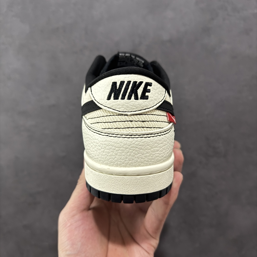 图片[4]-【定制版】Nike SB Dunk Low 斯图西联名 黑白织布 周年高端定制 低帮休闲板鞋 SC9207-425  #定制鞋盒 大厂纯原品质出货 超高清洁度 皮料切割干净无任何毛边 细节完美   尺码：36 36.5 37.5 38 38.5 39 40 40.5 41 42 42.5 43 44 44.5 45-选品中心