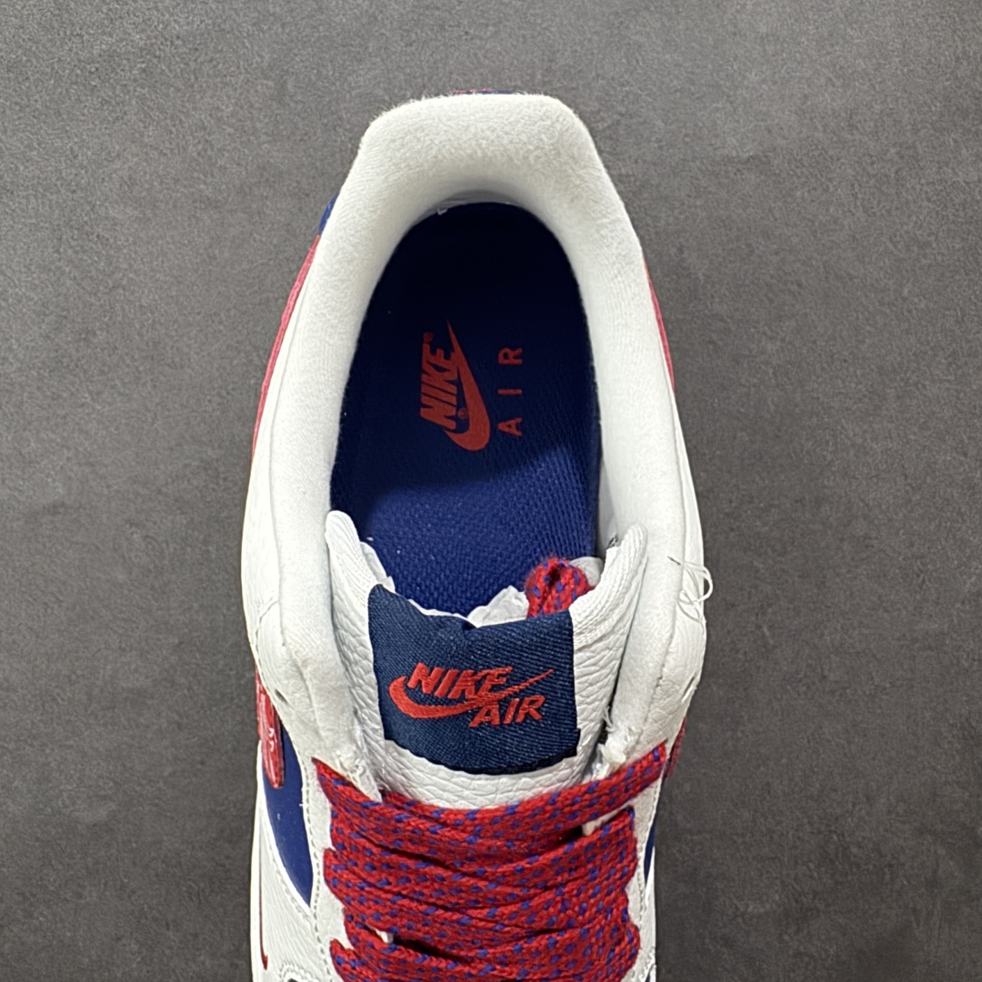 图片[7]-【定制版】海外限量发售！公司级NIke Air Force 1 \’07 Low “supreme联名米蓝红勾配色”空军一号 低帮 运动鞋 休闲鞋 折边针车 工艺难度大 原楦头原纸板 原装鞋盒 定制五金配件 内置全掌气垫 原厂鞋底 货号：DQ6628-160 尺码：36 36.5 37.5 38 38.5 39 40 40.5 41 42 42.5 43 44 44.5 45-选品中心