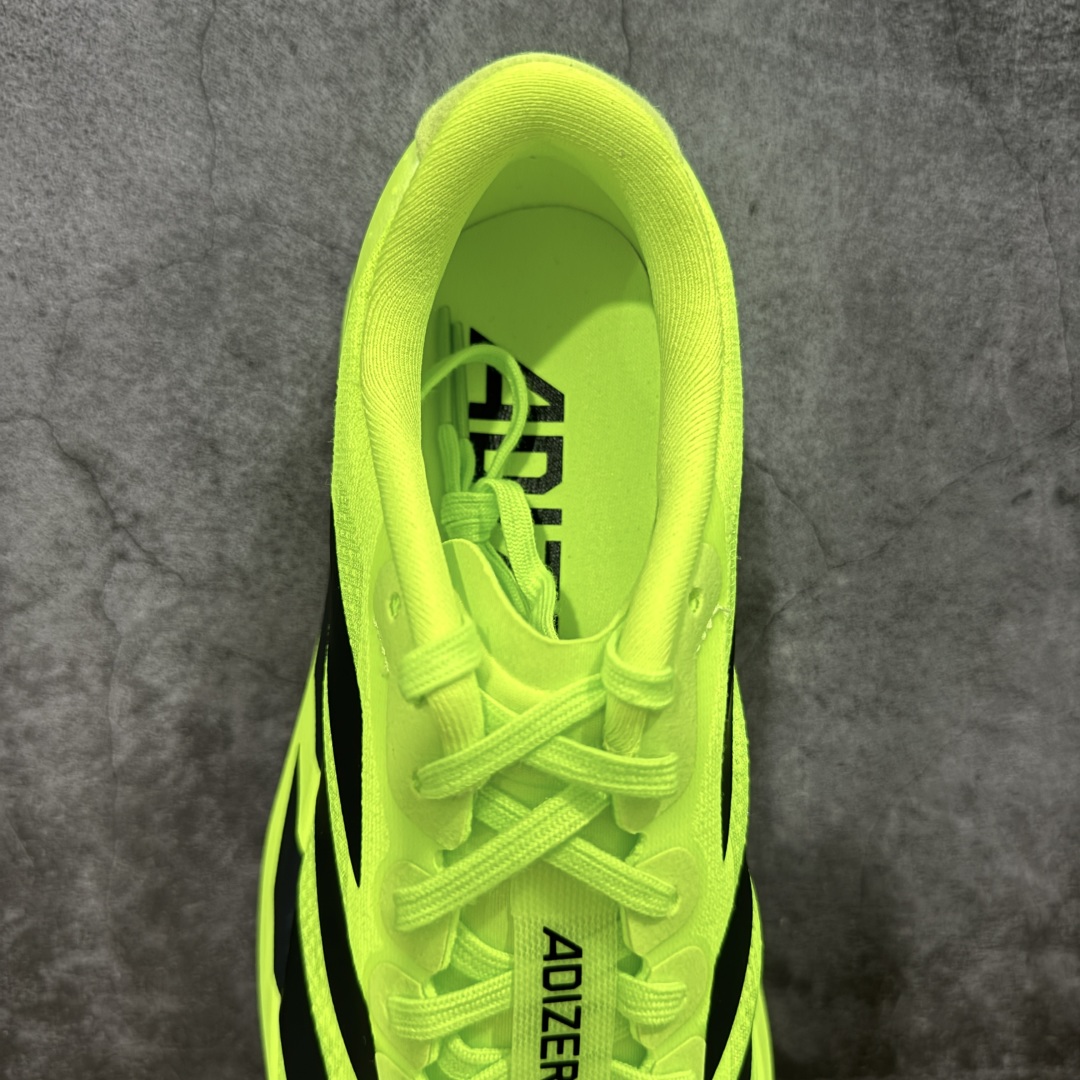 图片[8]-【PK版】AD Adizero Evo SL M 零度系列马拉松轻量竞速运动跑鞋 JP3416 绿黑 原材料 内置碳板 原厂网纱潮流 超临界发泡大底 脚感软弹度与原版非常接近 细节目前市场最接近原版品质 尺码：36 36.5 37.5 38 38.5 39 40 40.5 41 42 42.5 43 44 44.5 45 46-选品中心