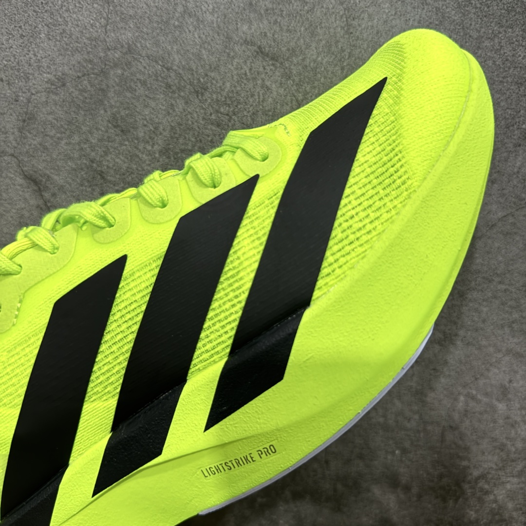 图片[6]-【PK版】AD Adizero Evo SL M 零度系列马拉松轻量竞速运动跑鞋 JP3416 绿黑 原材料 内置碳板 原厂网纱潮流 超临界发泡大底 脚感软弹度与原版非常接近 细节目前市场最接近原版品质 尺码：36 36.5 37.5 38 38.5 39 40 40.5 41 42 42.5 43 44 44.5 45 46-选品中心