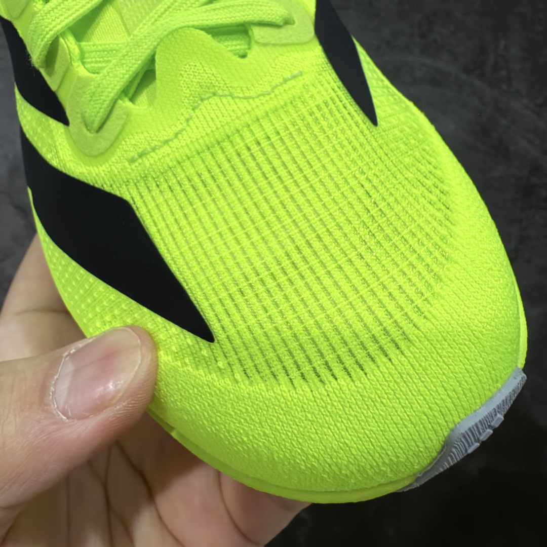 图片[5]-【PK版】AD Adizero Evo SL M 零度系列马拉松轻量竞速运动跑鞋 JP3416 绿黑 原材料 内置碳板 原厂网纱潮流 超临界发泡大底 脚感软弹度与原版非常接近 细节目前市场最接近原版品质 尺码：36 36.5 37.5 38 38.5 39 40 40.5 41 42 42.5 43 44 44.5 45 46-选品中心