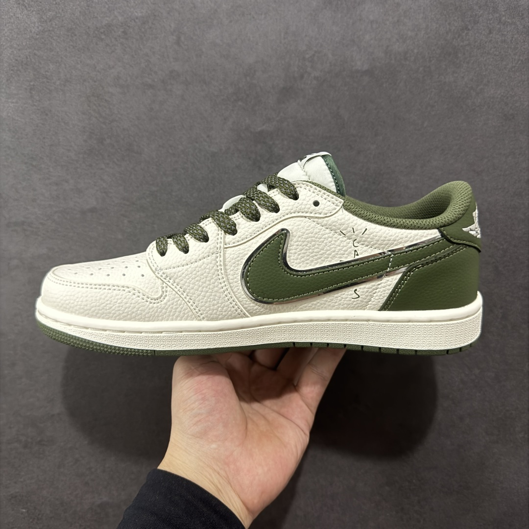 280 定制版Travis Scott x Fragment Design x Air Jordan 1 Low OG SP AJ1 乔1 斯图西联名 低帮文化休闲板鞋 ST5696-263