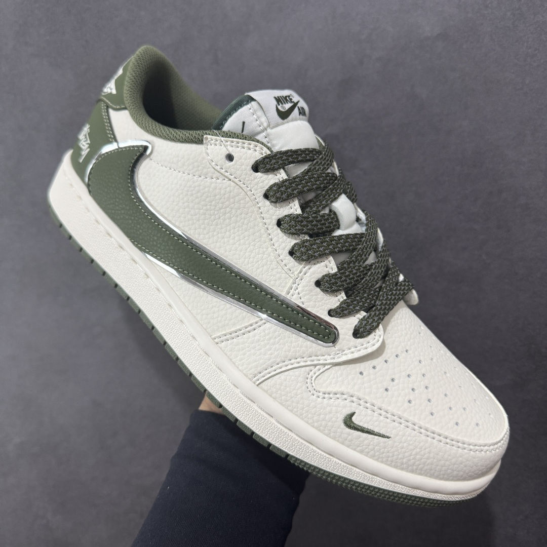 280 定制版Travis Scott x Fragment Design x Air Jordan 1 Low OG SP AJ1 乔1 斯图西联名 低帮文化休闲板鞋 ST5696-263