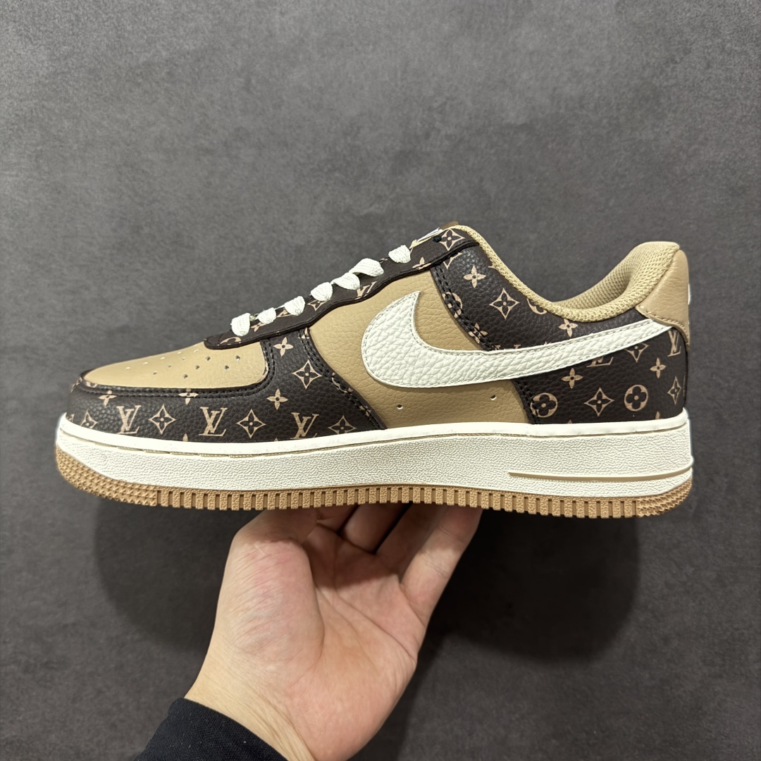 图片[2]-【定制版】Nike Air Force 1\’07 Low LV联名 咖啡棕小白勾 空军一号低帮休闲板鞋  #原楦头原纸板 原装鞋盒 定制五金配件 内置全掌气垫 原厂鞋底   货号：LW9279-009 尺码：36 36.5 37.5 38 38.5 39 40 40.5 41 42 42.5 43 44 44.5 45-选品中心