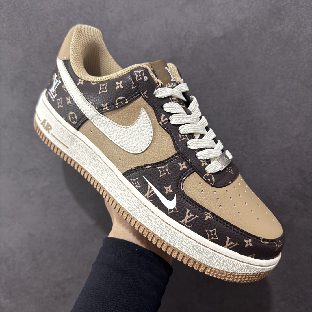 图片[3]-【定制版】Nike Air Force 1\’07 Low LV联名 咖啡棕小白勾 空军一号低帮休闲板鞋  #原楦头原纸板 原装鞋盒 定制五金配件 内置全掌气垫 原厂鞋底   货号：LW9279-009 尺码：36 36.5 37.5 38 38.5 39 40 40.5 41 42 42.5 43 44 44.5 45-选品中心