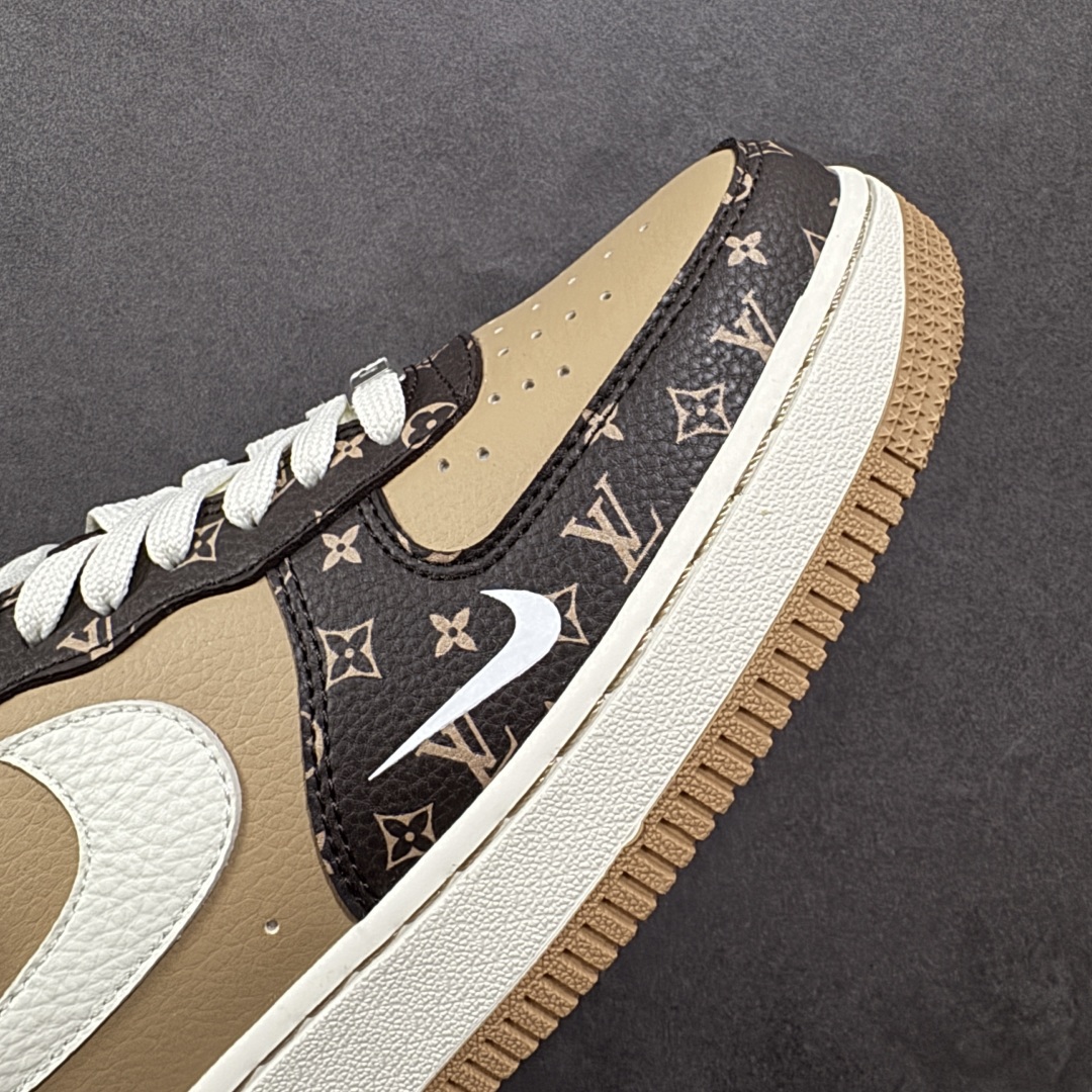 图片[5]-【定制版】Nike Air Force 1\’07 Low LV联名 咖啡棕小白勾 空军一号低帮休闲板鞋  #原楦头原纸板 原装鞋盒 定制五金配件 内置全掌气垫 原厂鞋底   货号：LW9279-009 尺码：36 36.5 37.5 38 38.5 39 40 40.5 41 42 42.5 43 44 44.5 45-选品中心