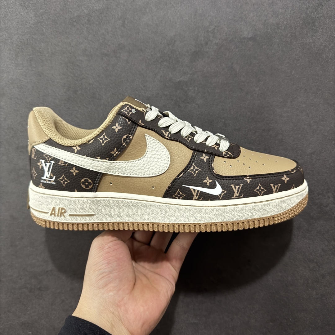 【定制版】Nike Air Force 1\'07 Low LV联名 咖啡棕小白勾 空军一号低帮休闲板鞋  #原楦头原纸板 原装鞋盒 定制五金配件 内置全掌气垫 原厂鞋底   货号:LW9279-009 尺码:36 36.5 37.5 38 38.5 39 40 40.5 41 42 42.5 43 44 44.5 45-选品中心