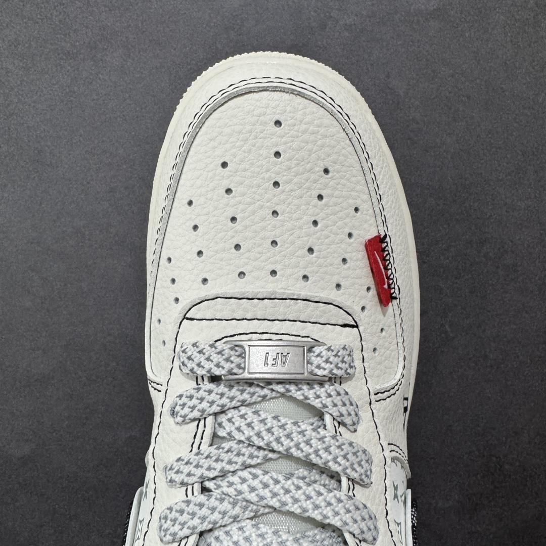 图片[8]-【定制版】Louis Vuitton x Nk Air Force 1’07 定制配色 Lv联名 空军一号低帮经典低帮休闲百搭板鞋 YX5066-341 定制鞋盒 大厂流水作业生产 超高清洁度 皮料切割干净无任何毛边 细节完美   尺码：36 36.5 37.5 38 38.5 39 40 40.5 41 42 42.5 43 44 44.5 45-选品中心