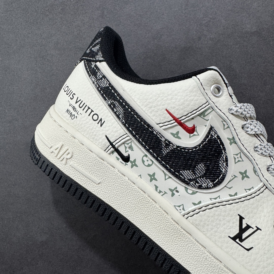 图片[6]-【定制版】Louis Vuitton x Nk Air Force 1’07 定制配色 Lv联名 空军一号低帮经典低帮休闲百搭板鞋 YX5066-341 定制鞋盒 大厂流水作业生产 超高清洁度 皮料切割干净无任何毛边 细节完美   尺码：36 36.5 37.5 38 38.5 39 40 40.5 41 42 42.5 43 44 44.5 45-选品中心