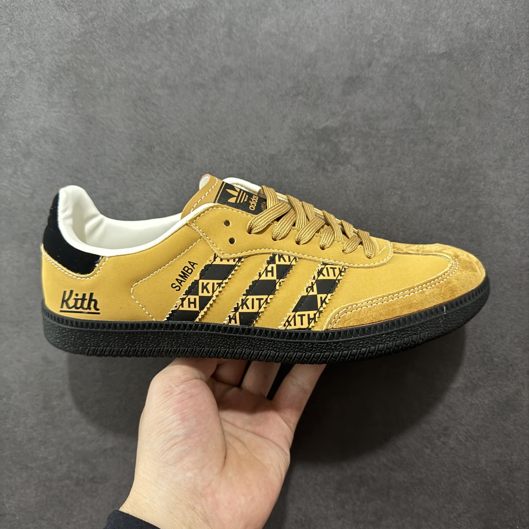 【定制版】Kith x Ad Samba Og 定制配色 联名款 阿迪桑巴系列徳训风低帮百搭休闲板鞋 XR0011 定制鞋盒 大厂流水作业生产 超高清洁度 皮料切割干净无任何毛边 细节完美   尺码:36 36.5 37.5 38 38.5 39 40 40.5 41 42 42.5 43 44 44.5 45-选品中心