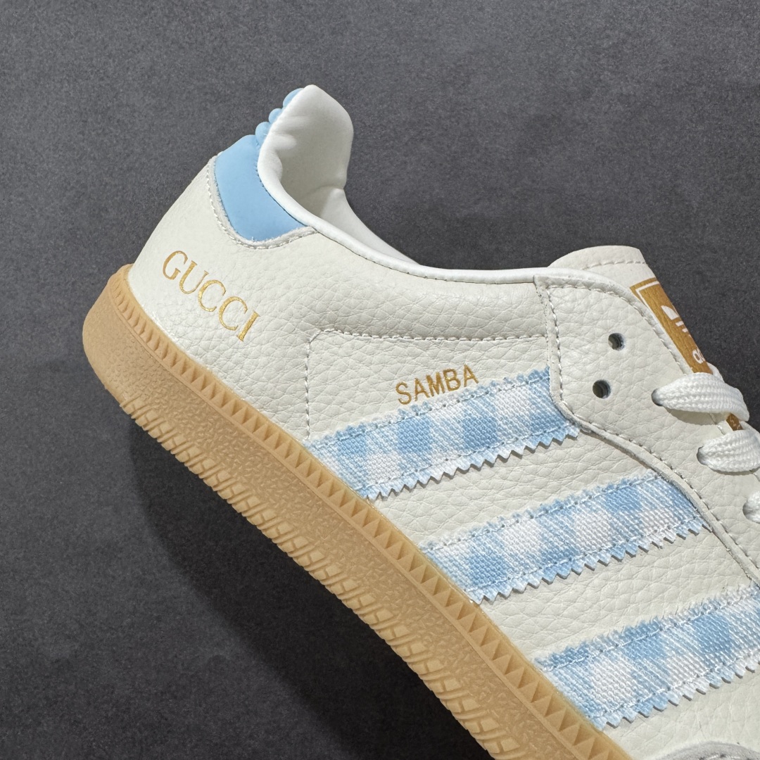 图片[6]-【定制版】Gucci x Ad Samba Og 定制配色 古驰联名 阿迪桑巴系列徳训风低帮百搭休闲板鞋 XR0010 定制鞋盒 大厂流水作业生产 超高清洁度 皮料切割干净无任何毛边 细节完美   尺码：36 36.5 37.5 38 38.5 39 40 40.5 41 42 42.5 43 44 44.5 45-选品中心