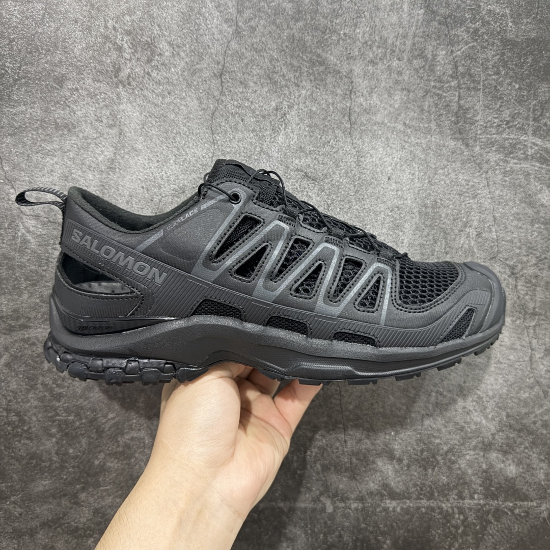  
【正确版本】SALOMON萨洛蒙XA PRO AMPHIB舒适柔软 透气耐磨 溯溪鞋 男女同款 黑色