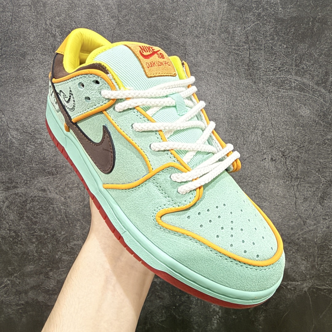 图片[3]-【纯原版】NK SB Dunk Low 黑人月黑绿 HF3058-300 原盒原配 正确耐磨橡胶大底 超高清洁度 全鞋零毛边皮料切割 全套原楦原模倾力打造完美版型 尺码：36 36.5 37.5 38 38.5 39 40 40.5 41 42 42.5 43 44 44.5 45 46 47.5-选品中心