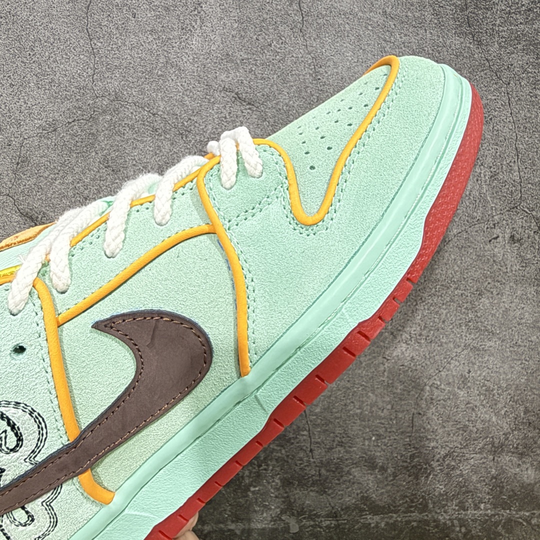 图片[6]-【纯原版】NK SB Dunk Low 黑人月黑绿 HF3058-300 原盒原配 正确耐磨橡胶大底 超高清洁度 全鞋零毛边皮料切割 全套原楦原模倾力打造完美版型 尺码：36 36.5 37.5 38 38.5 39 40 40.5 41 42 42.5 43 44 44.5 45 46 47.5-选品中心