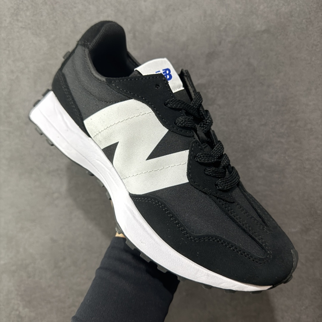 图片[3]-【K8版本】NB新百伦New Balance NB327系列复古休闲运动慢跑鞋 MS327CBW 全新 New Balance 327 系列，以更纯粹的复古风格设计打造的全新造型。侧身还以解构设计，将 N 字标志以做旧压花样式呈现，样式别具新意。而麂皮、冲孔皮革的塑造，则呈现出高级怀旧气质，也让鞋款在奢华时装风格与运动氛围之间达到了平衡。 尺码：36～45半-选品中心