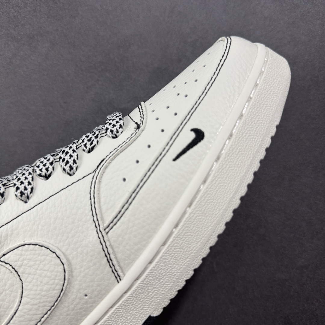 图片[5]-【定制版】海外限量发售！公司级Nike Court Vision 1 LOW 低帮 板鞋 “LV联名——双拼黑线” 运动鞋 休闲鞋 折边针车 工艺难度大 原楦头原纸板 原装鞋盒 定制五金配件 内置全掌气垫 原厂鞋底 货号：CS5288-016 尺码：36 36.5 37.5 38 38.5 39 40 40.5 41 42 42.5 43 44 44.5 45-选品中心