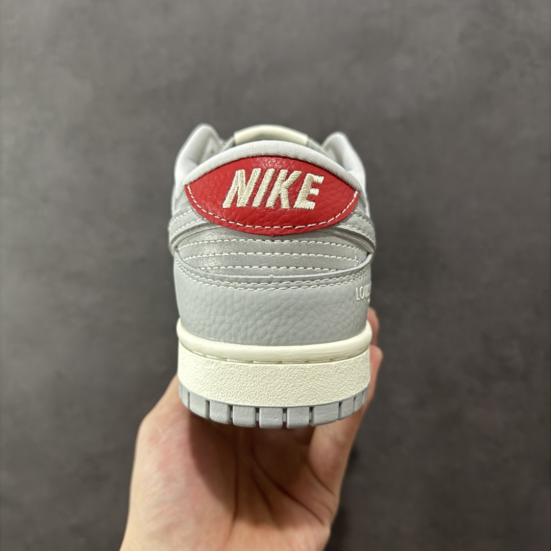 图片[4]-【定制版】Air Jordan 1 Low AJ1 乔1 LV联名 经典灰白 高端定制 低帮复古篮球鞋 SC9207-426  #定制鞋盒 大厂纯原品质出货 超高清洁度 皮料切割干净无任何毛边 细节完美  尺码：36 36.5 37.5 38 38.5 39 40 40.5 41 42 42.5 43 44 44.5 45-选品中心
