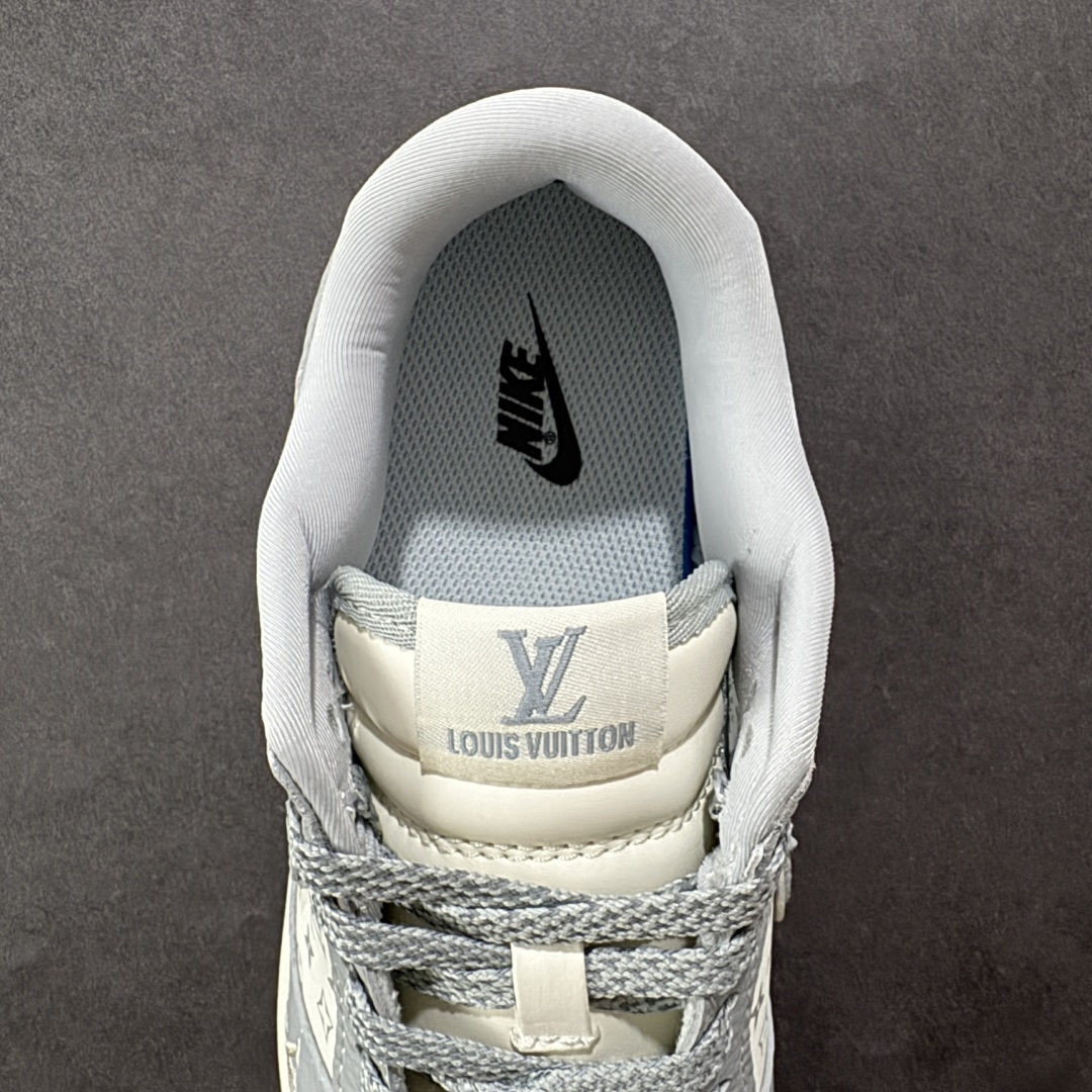 图片[7]-【定制版】Air Jordan 1 Low AJ1 乔1 LV联名 经典灰白 高端定制 低帮复古篮球鞋 SC9207-426  #定制鞋盒 大厂纯原品质出货 超高清洁度 皮料切割干净无任何毛边 细节完美  尺码：36 36.5 37.5 38 38.5 39 40 40.5 41 42 42.5 43 44 44.5 45-选品中心