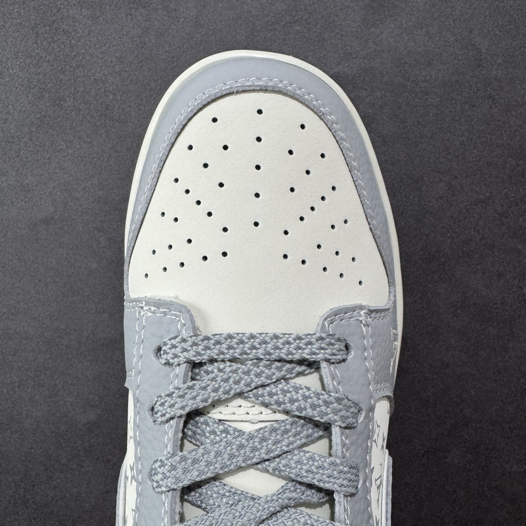 图片[8]-【定制版】Air Jordan 1 Low AJ1 乔1 LV联名 经典灰白 高端定制 低帮复古篮球鞋 SC9207-426  #定制鞋盒 大厂纯原品质出货 超高清洁度 皮料切割干净无任何毛边 细节完美  尺码：36 36.5 37.5 38 38.5 39 40 40.5 41 42 42.5 43 44 44.5 45-选品中心