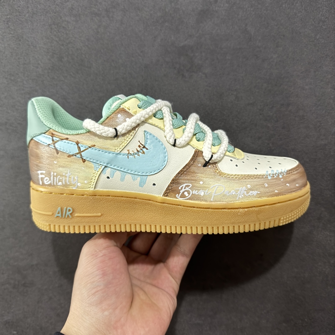 【定制版】Nike Air Force 1 Low 07 国风水墨画 白青 原楦头原纸板 打造纯正低帮空军版型 专注外贸渠道 全掌内置蜂窝气垫 原盒配件 原厂中底钢印、拉帮完美 货号:XC2351 550 尺码:36 36.5 37.5 38 38.5 39 40 40.5 41 42 42.5 43 44 44.5 45-选品中心