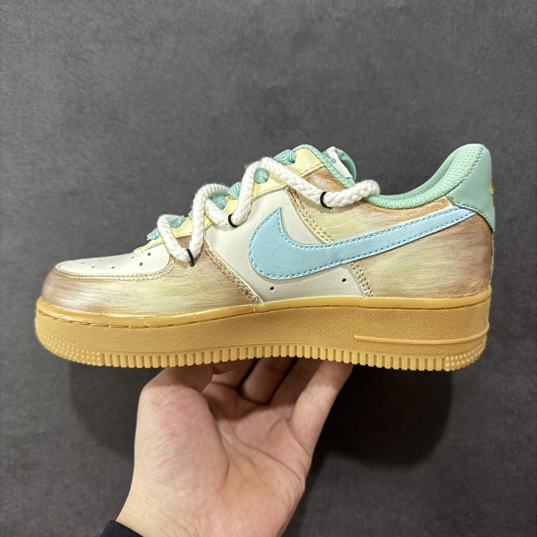 图片[2]-【定制版】Nike Air Force 1 Low 07 国风水墨画 白青 原楦头原纸板 打造纯正低帮空军版型 专注外贸渠道 全掌内置蜂窝气垫 原盒配件 原厂中底钢印、拉帮完美 货号：XC2351 550 尺码：36 36.5 37.5 38 38.5 39 40 40.5 41 42 42.5 43 44 44.5 45-选品中心
