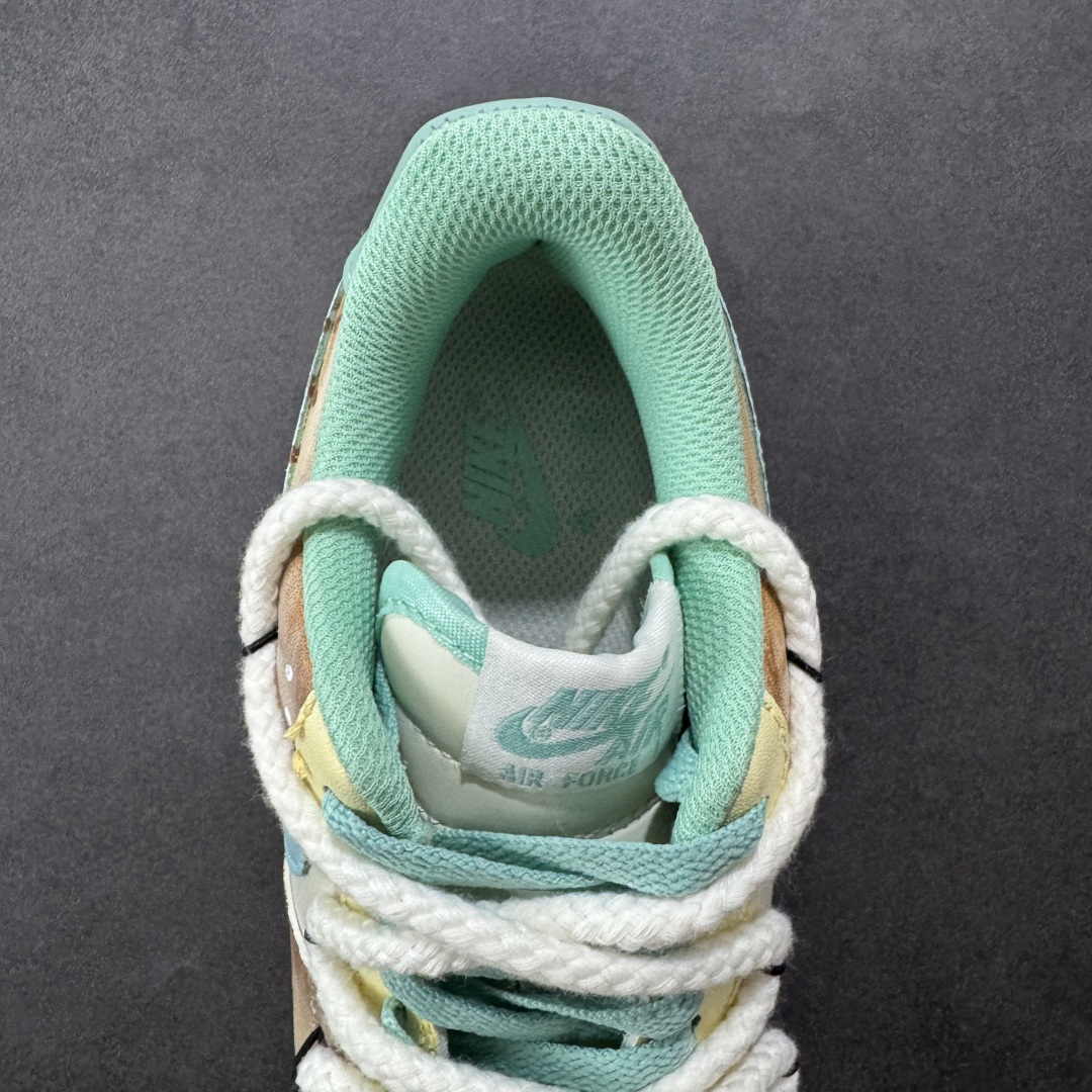 图片[7]-【定制版】Nike Air Force 1 Low 07 国风水墨画 白青 原楦头原纸板 打造纯正低帮空军版型 专注外贸渠道 全掌内置蜂窝气垫 原盒配件 原厂中底钢印、拉帮完美 货号：XC2351 550 尺码：36 36.5 37.5 38 38.5 39 40 40.5 41 42 42.5 43 44 44.5 45-选品中心