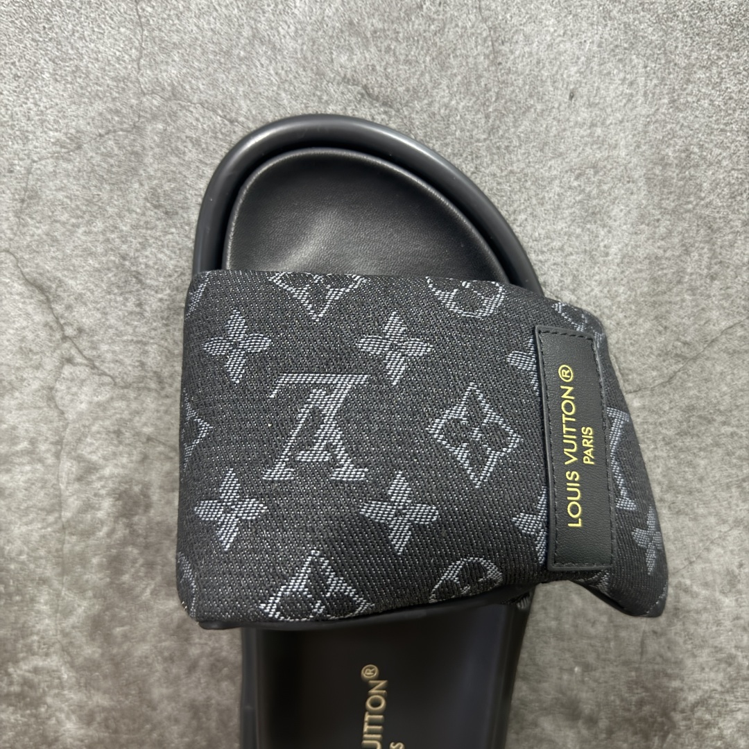 图片[5]-【纯原礼盒版】LOUIS VUITTON 路易威登2024 𝐬𝐬💛春夏最新爆款魔术贴系列 情侣款厚底拖鞋 代购级别稀品上新💫 鞋面：LV进口5D打印花布，牛皮内里 大底：原版开模大底 原版全套礼盒包装 尺码： 35-45 底高4.5cm-选品中心