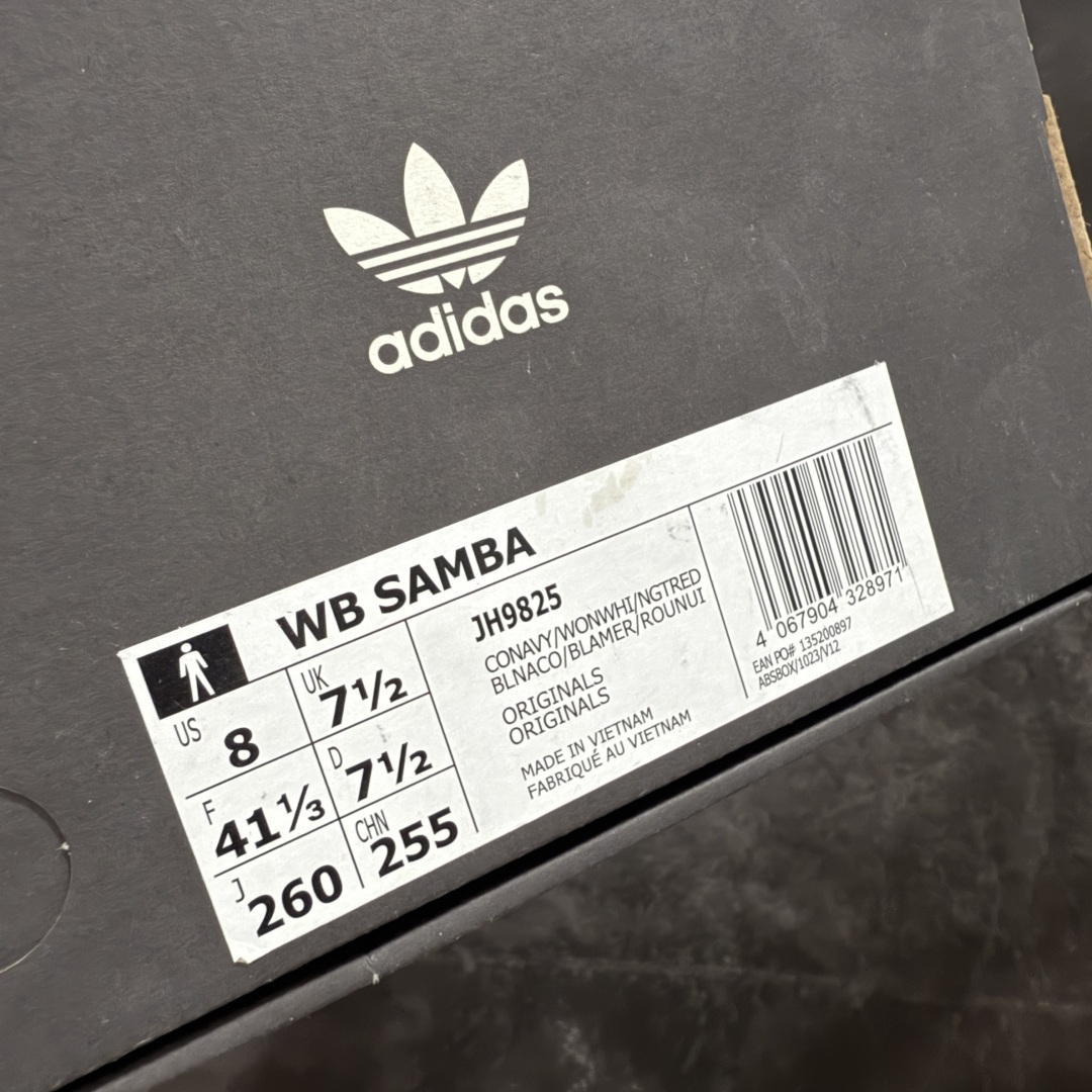 【渠道纯原】Wales Bonner x Adidas Originals Samba JH9825