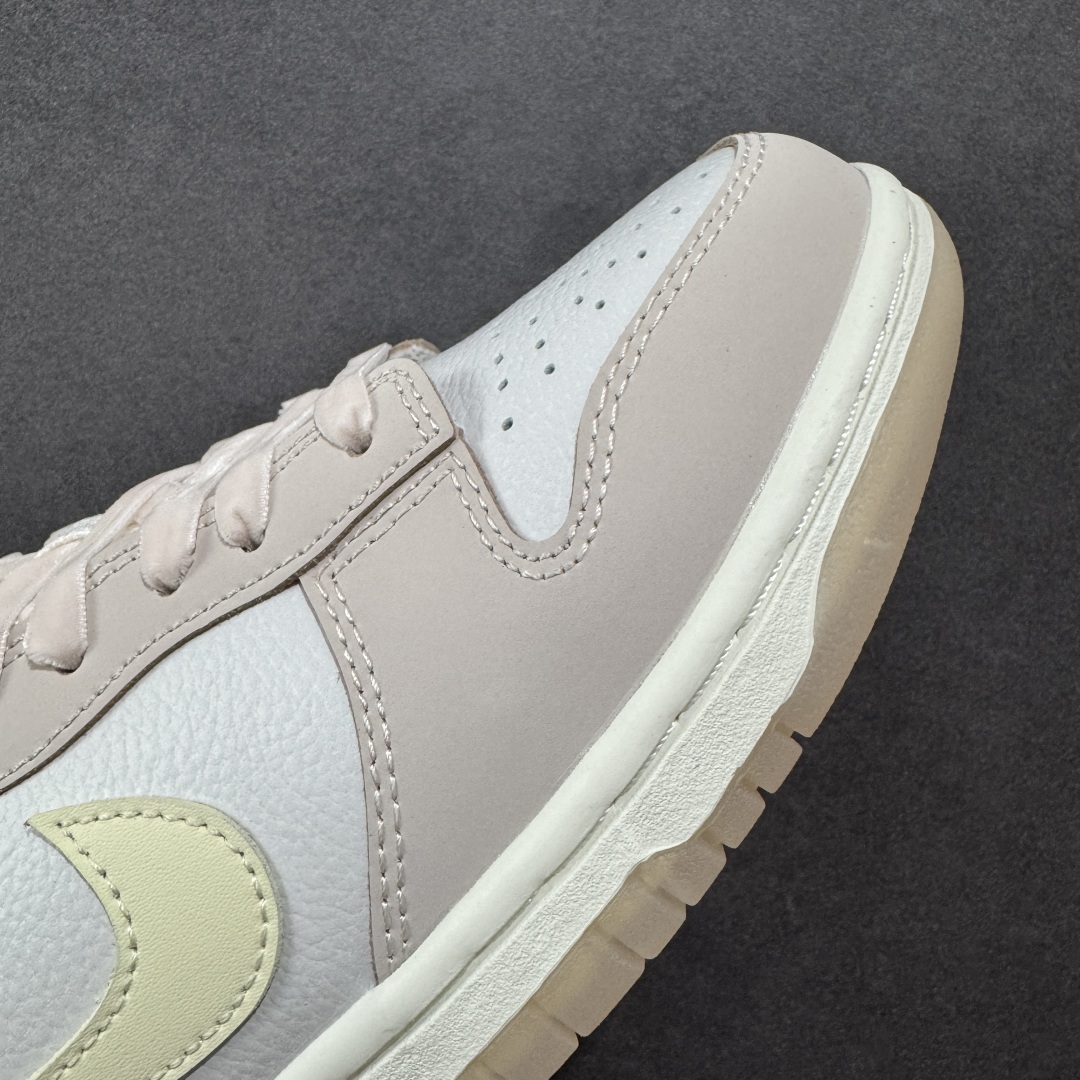 图片[5]-【YC纯原】NK Dunk Low 柔粉 FB7910-601 实力大厂出品 新配色陆续开发 全套原纸板楦头开发 确保原汁原味 完美呈现DUNK版型 一比一鞋头弧度高度鞋身弧度 此版本只针对中端市场 皮料材质有所更替 其他数据细节工艺流程均保持一致 绝不口嗨 细节品控鞋型随意对比 独家私模官方第六代原厂航空铝磨具打磨大底 鞋头坡度极致还原 无解鞋型 原盒原配 圈内天花板工艺 原厂玻璃冲刀 超高清洁度 全鞋零毛边皮料切割 原厂中底布点胶 中底布拉帮走线遵循公司 尺码：35.5 36 36.5 37.5 38 38.5 39 40-选品中心