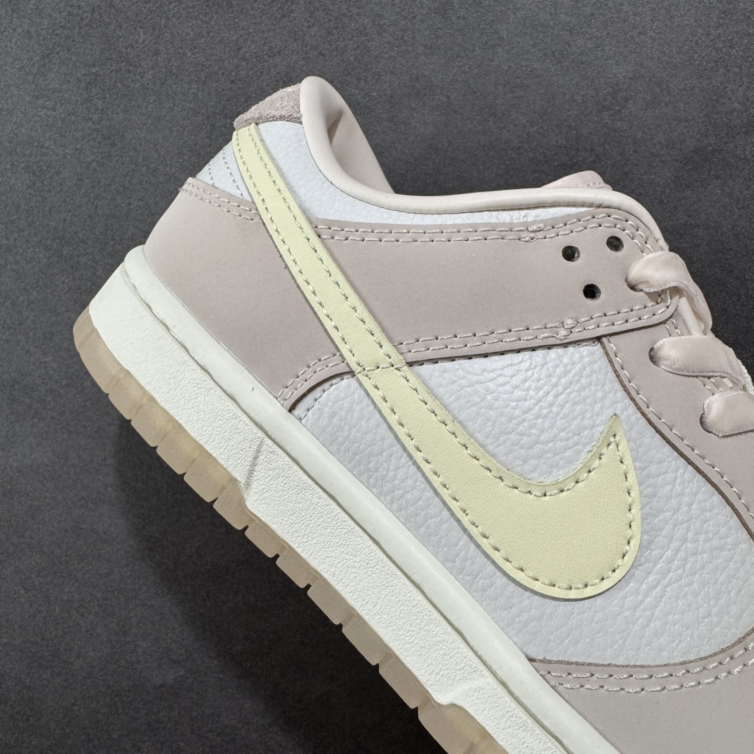 图片[6]-【YC纯原】NK Dunk Low 柔粉 FB7910-601 实力大厂出品 新配色陆续开发 全套原纸板楦头开发 确保原汁原味 完美呈现DUNK版型 一比一鞋头弧度高度鞋身弧度 此版本只针对中端市场 皮料材质有所更替 其他数据细节工艺流程均保持一致 绝不口嗨 细节品控鞋型随意对比 独家私模官方第六代原厂航空铝磨具打磨大底 鞋头坡度极致还原 无解鞋型 原盒原配 圈内天花板工艺 原厂玻璃冲刀 超高清洁度 全鞋零毛边皮料切割 原厂中底布点胶 中底布拉帮走线遵循公司 尺码：35.5 36 36.5 37.5 38 38.5 39 40-选品中心
