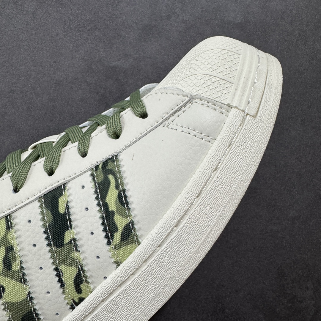 图片[5]-【定制版】AD Originals Superstar x BAPE 白绿 采用全新头层拼接皮革材质 后跟采用特色3D立体印字 渠道正品订单 诠释市场最高工艺水平 全鞋进口头层皮料打造 区别市面普通真标版本，进出专柜无压力 货号：DS0018 尺码：36-45-选品中心