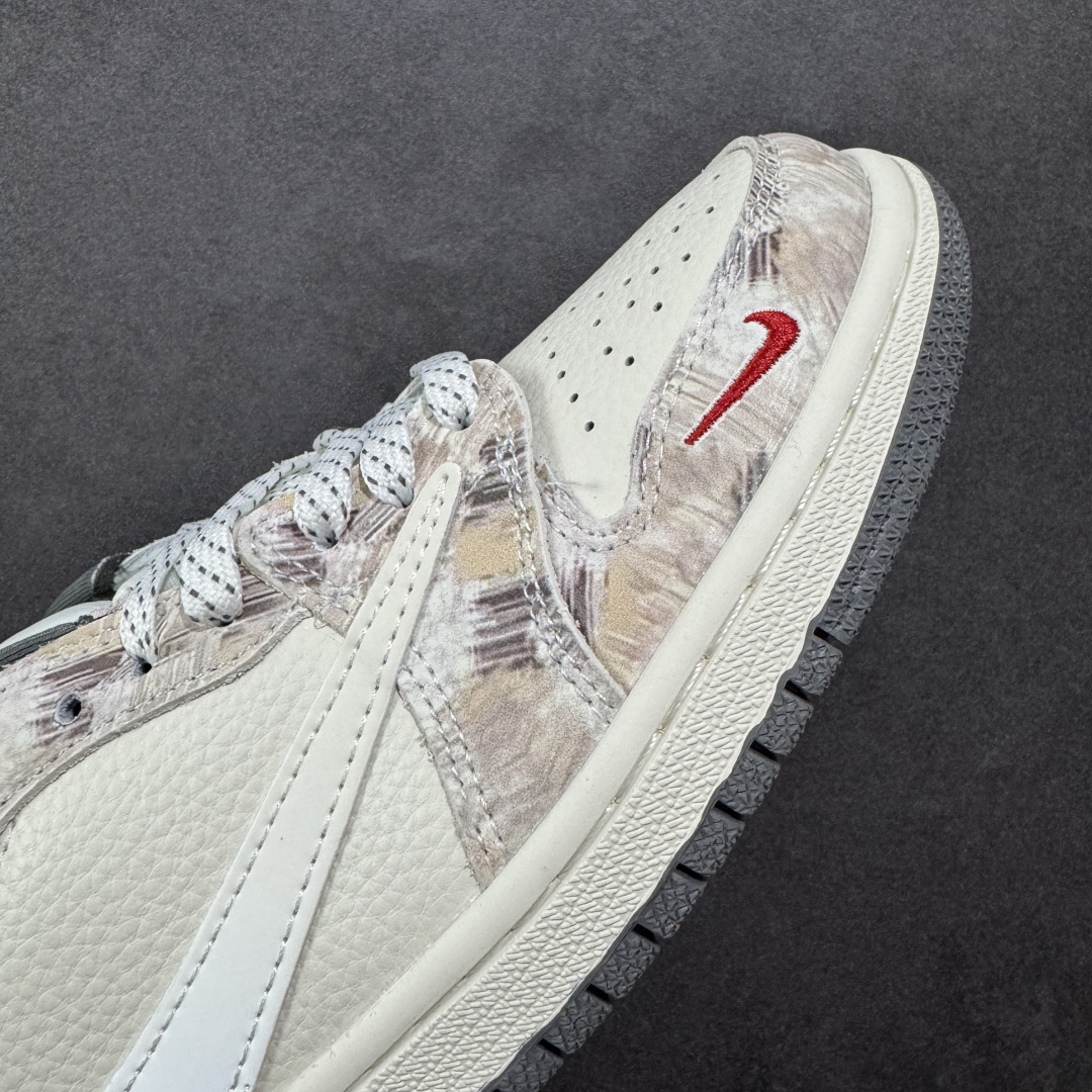 图片[5]-【定制版】Gucci x Air Jordan 1 Low 定制配色 古驰联名 乔1 AJ1经典倒钩低帮休闲百搭板鞋 XB1979-005  公司级版本 定制鞋盒 大厂流水作业生产 超高清洁度 皮料切割干净无任何毛边 细节完美   尺码：36 36.5 37.5 38 38.5 39 40 40.5 41 42 42.5 43 44 44.5 45-选品中心