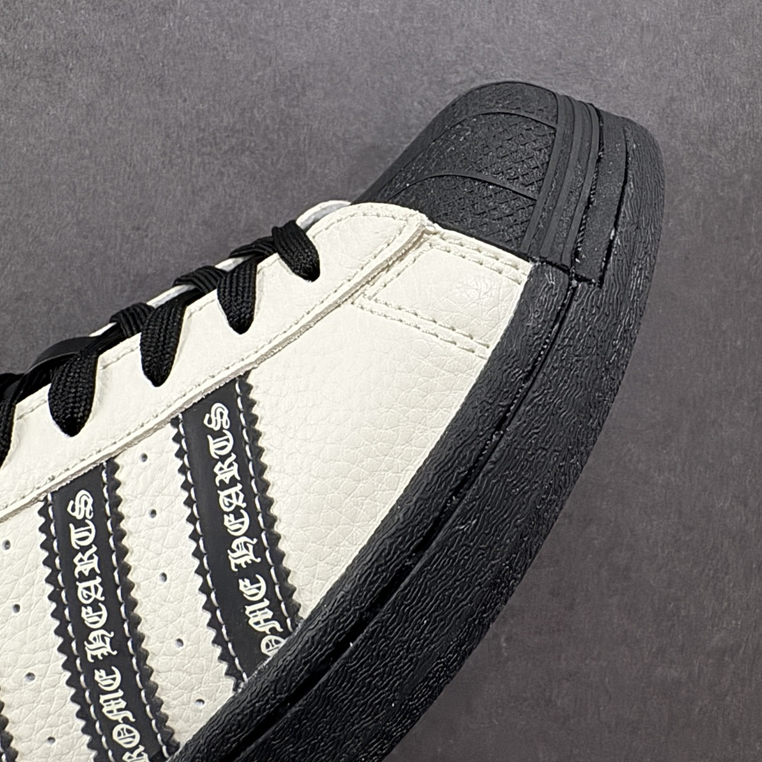 图片[5]-【定制版】AD Originals Superstar 黑白十字架 采用全新头层拼接皮革材质 后跟采用特色3D立体印字 渠道正品订单 诠释市场最高工艺水平 全鞋进口头层皮料打造 区别市面普通真标版本，进出专柜无压力 货号：DS0025 尺码：36-45-选品中心