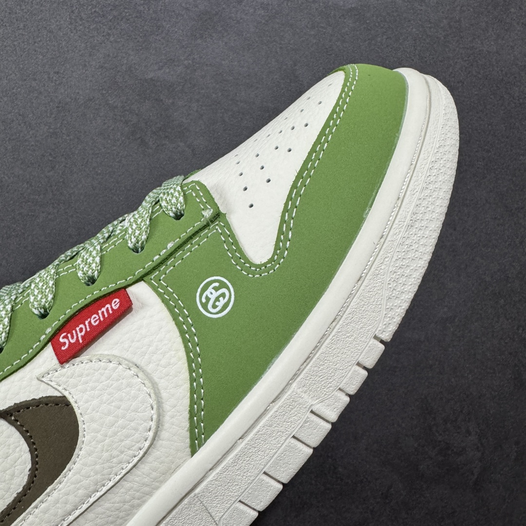 图片[5]-【定制版】Nike SB Dunk Low 白棕双勾斯图西 周年高端定制 低帮休闲板鞋 LW1818-120  #定制鞋盒 大厂纯原品质出货 超高清洁度 皮料切割干净无任何毛边 细节完美   尺码：36 36.5 37.5 38 38.5 39 40 40.5 41 42 42.5 43 44 44.5 45-选品中心