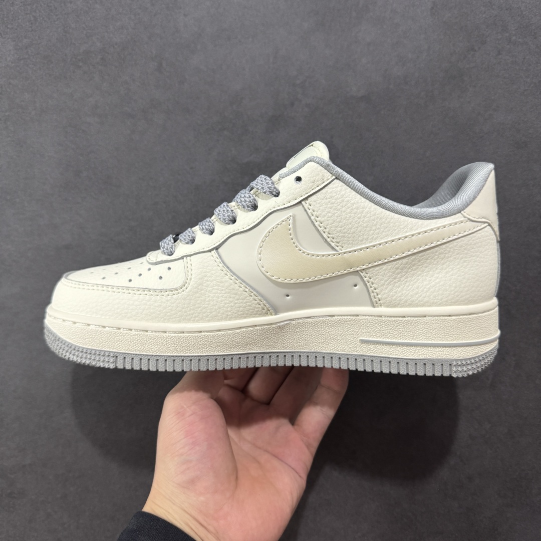 图片[2]-【定制版】Nike Air Force 1\’07 Low Supreme联名 灰底红标 空军一号低帮休闲板鞋 XX3168-195  #原楦头原纸板 原装鞋盒 定制五金配件 内置全掌气垫 原厂鞋底  尺码：36 36.5 37.5 38 38.5 39 40 40.5 41 42 42.5 43 44 44.5 45-选品中心