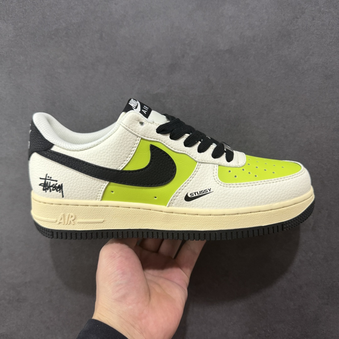 【定制版】海外限量发售!公司级Nike Air Force 1 \'07 Low “斯图西联名——荧光英文米黑”空军一号 低帮 运动鞋 休闲鞋 折边针车 工艺难度大 原楦头原纸板 原装鞋盒 定制五金配件 内置全掌气垫 原厂鞋底 货号:QW5836-002 尺码:36 36.5 37.5 38 38.5 39 40 40.5 41 42 42.5 43 44 44.5 45-选品中心
