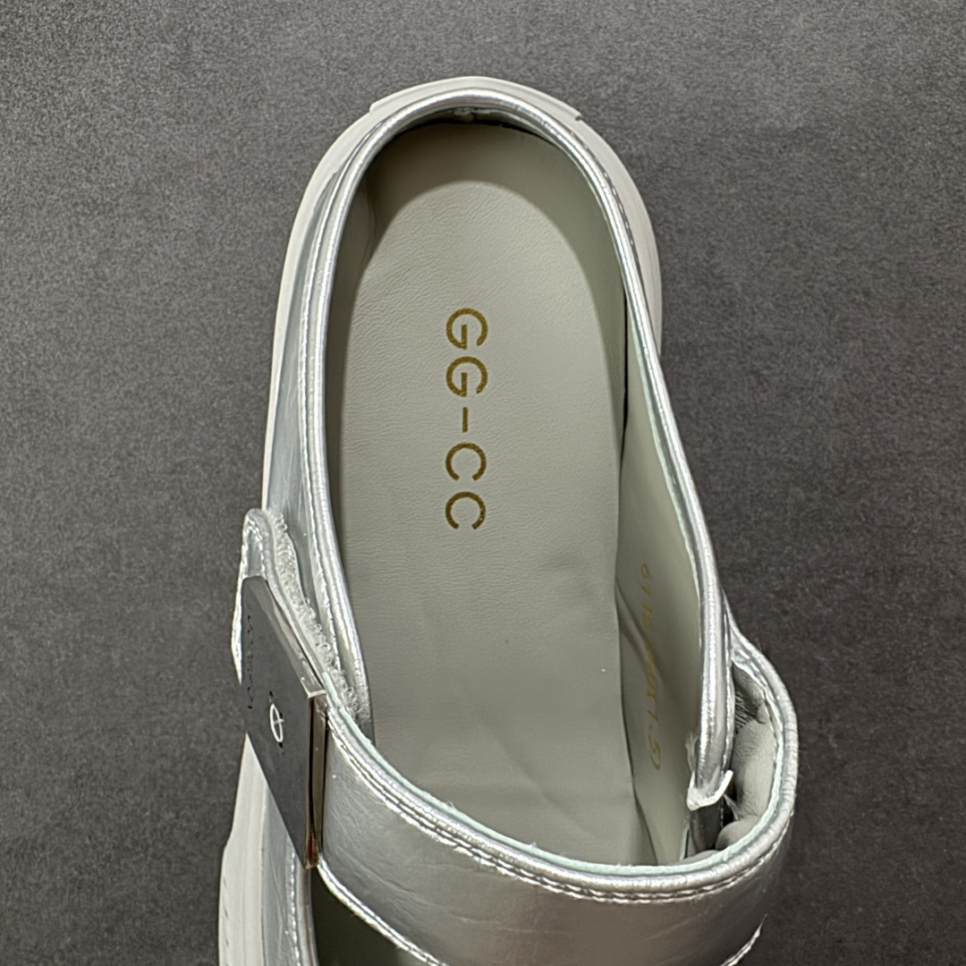 220 新晋潮流鞋靴品牌GGCC夏季新款 4.5cm厚底银河微光陈都灵同款 GG-CC厚底芭蕾舞 G25U4817