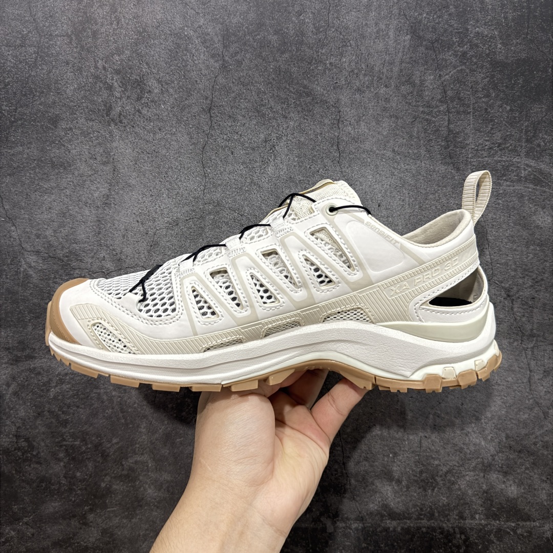  
【正确版本】SALOMON萨洛蒙XA PRO AMPHIB舒适柔软 透气耐磨 溯溪鞋 男女同款 米白