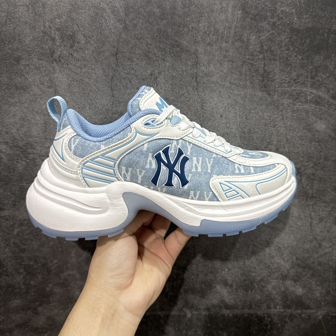 MLB Winner Chunky 25新款 NY百搭舒适休闲潮流运动厚底增高 防滑耐磨 低帮 老爹