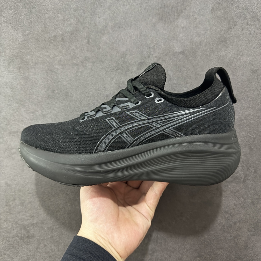 图片[2]-【公司级】Asics GEL-Nimbus 27 亚瑟士缓震跑鞋 近年复古风潮的势头很旺 ASICS一直坚信保持身体的健康与活力是打造健康快乐的生活方式的最佳途径 ASICS为复古鞋型注入新设计 为玩家的街头穿搭提供了更多可能 GEL-NIMBUSTM9运动鞋最初是为中立和仰卧跑步者设计的长距离训练器 采用原始材料和关键细节重新设计 其Y2K时代的工业外观也被大胆的对比和色块所抵消 尺码：36 36.5 37.5 38 38.5 39 40 40.5 41.5 42 42.5 43.5 44 44.5 45-选品中心