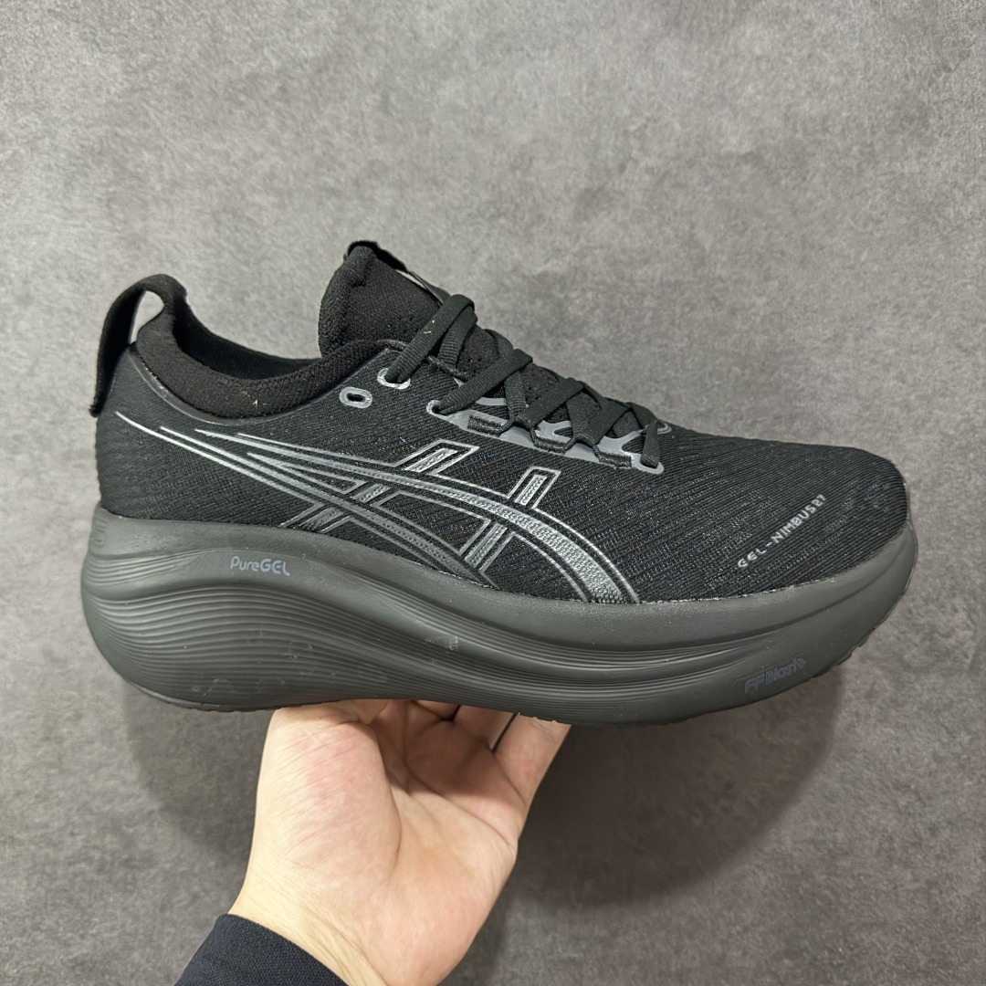 【公司级】Asics GEL-Nimbus 27 亚瑟士缓震跑鞋 近年复古风潮的势头很旺 ASICS一直坚信保持身体的健康与活力是打造健康快乐的生活方式的最佳途径 ASICS为复古鞋型注入新设计 为玩家的街头穿搭提供了更多可能 GEL-NIMBUSTM9运动鞋最初是为中立和仰卧跑步者设计的长距离训练器 采用原始材料和关键细节重新设计 其Y2K时代的工业外观也被大胆的对比和色块所抵消 尺码:36 36.5 37.5 38 38.5 39 40 40.5 41.5 42 42.5 43.5 44 44.5 45-选品中心