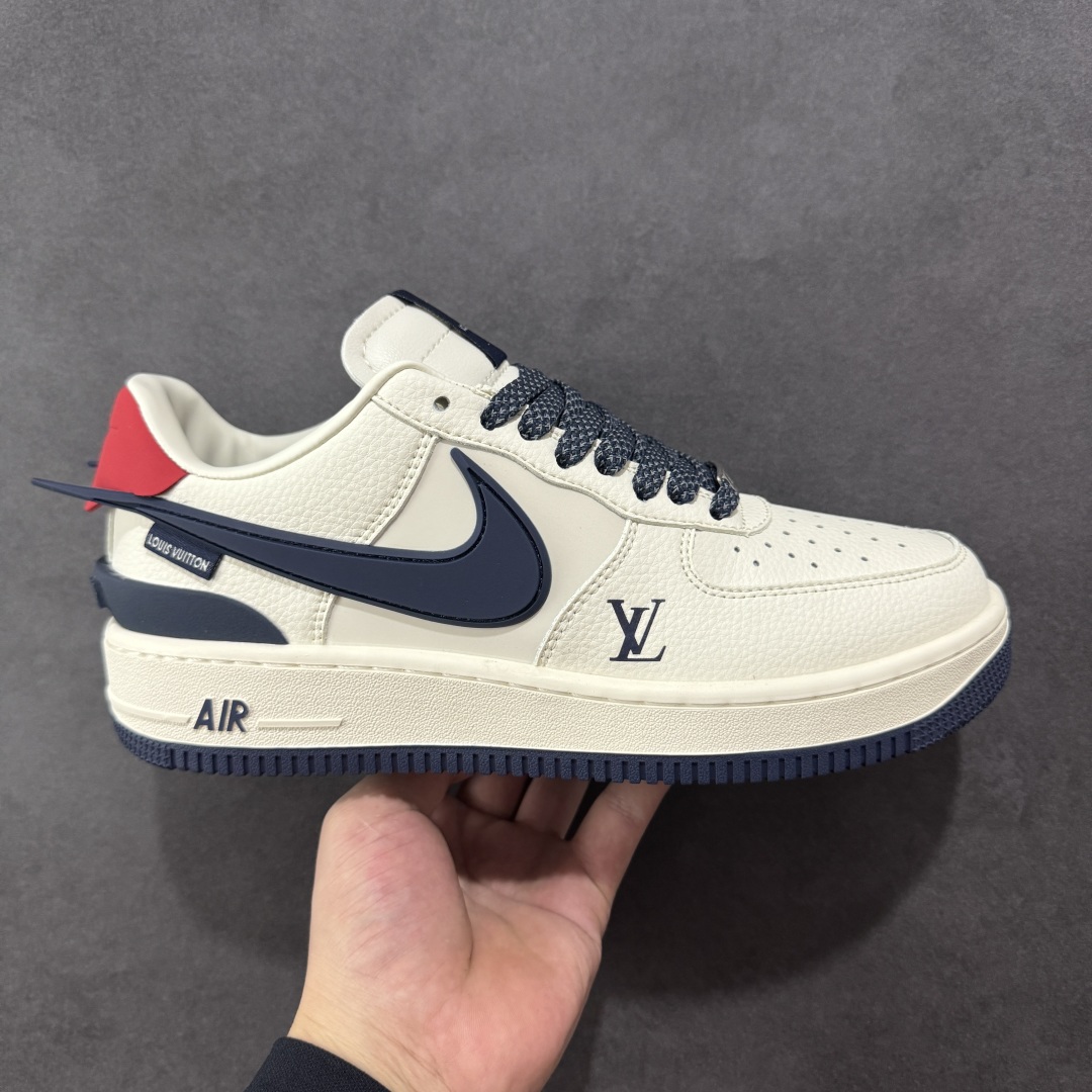 
【定制版】Nike Air Force 1'07 Low LV联名 深蓝大勾 空军一号低帮休闲板鞋 X