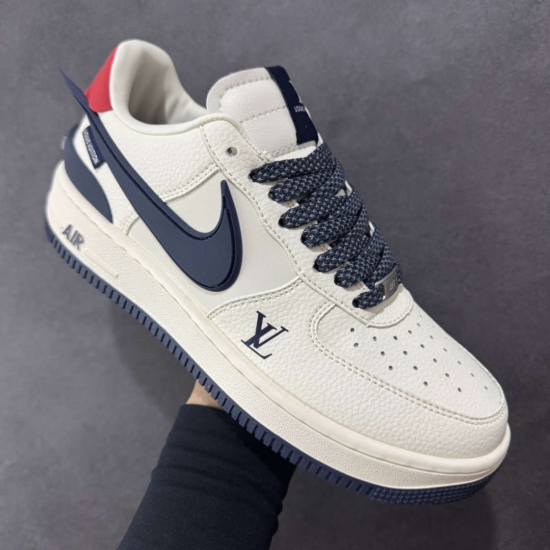 
【定制版】Nike Air Force 1'07 Low LV联名 深蓝大勾 空军一号低帮休闲板鞋 X