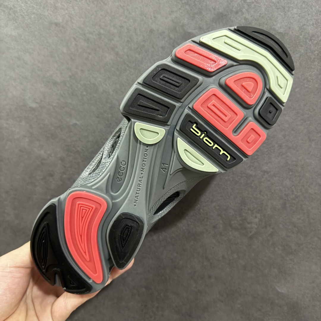 图片[9]-【广东头层版】ECCO爱步老爹鞋男士夏季经典运动鞋 健步BIOM系列 全新的轻量发泡底材与直接注塑橡胶大底相结合 柔软舒适，轻量回弹，脚感更轻盈 鞋面采用GORE-TEX飞织网面与牛皮相结合 给你贴心透气呵护 自然律动科技 符合人体工学鞋楦 贴近足部天然形态 橡胶大底，抓地力强，具有良好的耐磨性 轻盈自如 适跑畅练 尺码：39-45-选品中心