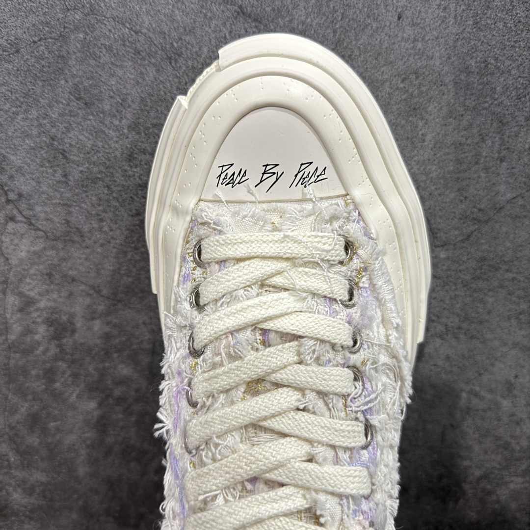 图片[5]-【莞产纯原】xVESSEL G.O.P. Low 吴建豪主理品牌 解构重叠厚底软木低帮硫化板鞋 小香风 原鞋数据开发 当前市售最高版本 正确半贴合鞋标工艺 正确鞋头上翘整体楦型 紫外光变色效果 原厂12蛊司厚实舒适帆布面料 流苏做旧复古效果 支持NFC网页编码识别 升级厚实木塞内底 纯手工贴合多重围条硫化工艺 市售最强品质 实拍即所得 秒杀市场所有版本 随意对比 尺码：35 36 37 38 39 40-选品中心