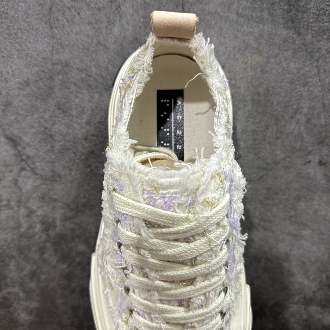 图片[8]-【莞产纯原】xVESSEL G.O.P. Low 吴建豪主理品牌 解构重叠厚底软木低帮硫化板鞋 小香风 原鞋数据开发 当前市售最高版本 正确半贴合鞋标工艺 正确鞋头上翘整体楦型 紫外光变色效果 原厂12蛊司厚实舒适帆布面料 流苏做旧复古效果 支持NFC网页编码识别 升级厚实木塞内底 纯手工贴合多重围条硫化工艺 市售最强品质 实拍即所得 秒杀市场所有版本 随意对比 尺码：35 36 37 38 39 40-选品中心